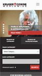 Mobile Screenshot of krugercowne.com